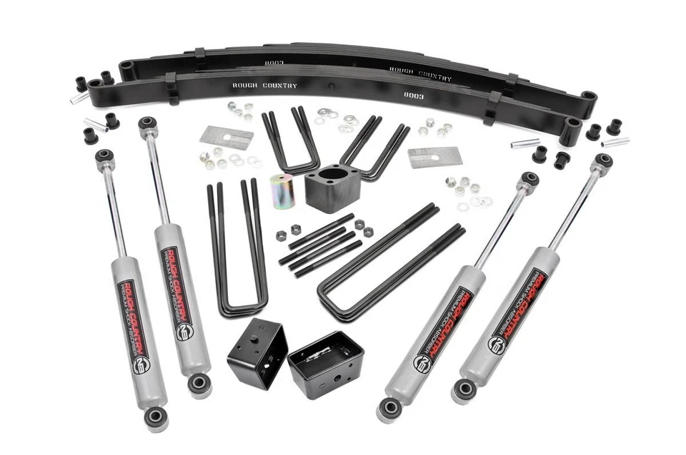 Kit de elevación Rough Country 4" para 86-89 Dodge W100 | 77-93 W150 | Dana 60 - 311.20 Foto 1 de 3