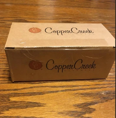 NUEVO JUEGO DE 2 POMOS DE PUERTA COBRE CREEK Foto 1 de 4