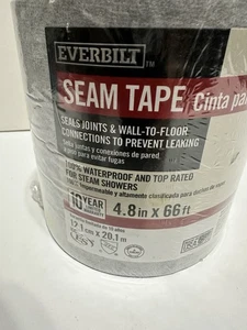 NEW Everbilt  SEAM  TAPE  100% WaterProof 4.8" X 66 FT - Picture 1 of 4