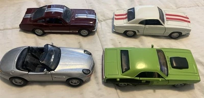 Lot of 4 1/32 Die Cast New Ray Vehicles Dodge Charger A10 - Image 1 of 4
