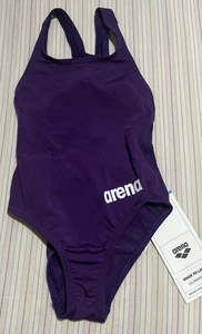 ARENA Girl One Piece Swimsuit Purple US SIZE(18) AUS SIZE (4-5) NWT - Picture 1 of 6