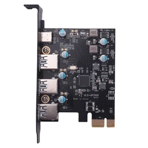 PCI-E auf USB3.0 + Typ C Erweiterung Karte (PCIe Karte) 3 AnschlüSse mit Su6628 - Bild 1 von 10