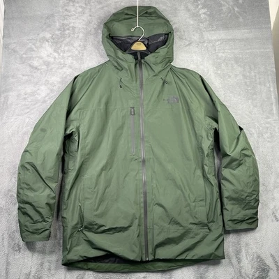 The North Face Jacket Mens 2XL Green Dawnstrike Gore Tex Zip Hood Snowboard Ski - Image 1 of 4