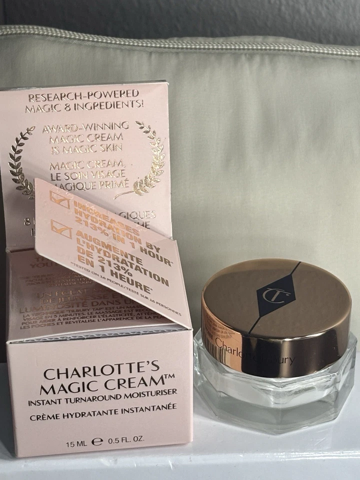 New Charlotte Tilbury Magic Cream Instant Turnaround Moisturizer 0.5 FL OZ/ 15ml - Image 1 of 1