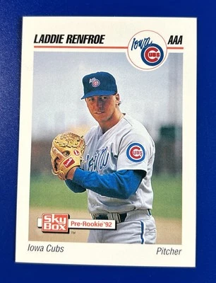1992 SkyBox Baseball AAA Laddie Renfroe Iowa Cubs #105 - Image 1 of 2