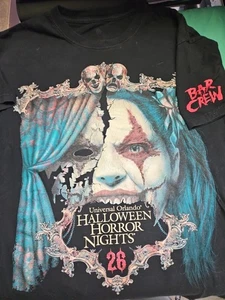 Universal Studios Erwachsene Medium Halloween Horror Nächte 26 T-Shirt Bar Crew - Bild 1 von 2