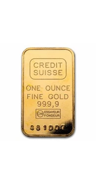 瑞士信贷 1 盎司 999 精细金条 — 第 1/3 张图片