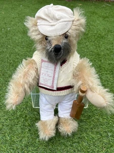 Oso de peluche Deans W G Grace Cricket for Past Times etiquetas de edición limitada 14" en muy buena condición - Imagen 1 de 9