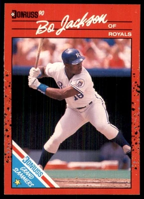 1990 Donruss Grand Slammers Bo Jackson Kansas City Royals #12 - Image 1 of 2