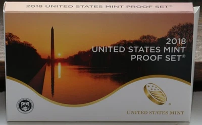 2018 Clad Proof Set U.S. Mint Original Government Packaging OGP COA - Image 1 of 3