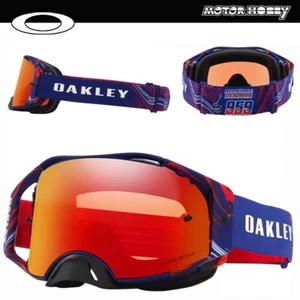 MASCHERA MOTOCROSS ENDURO OAKLEY AIRBRAKE MX SIGNATURE MAXIME RENAUX LENTE PRIZM - Foto 1 di 1