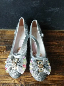 LiUiMiY Girls Princess Shoes Glitter Sequin Party Wedding size 11.5 - Picture 1 of 10