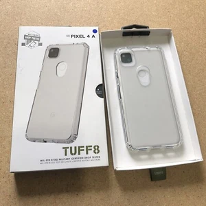 Tuff8 - Coque coque coque rigide intégrée Google Pixel 4a antichoc ultra transparente - Photo 1 sur 8