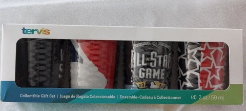 2016 TERVIS Set 4 SHOT GLASS SET MLB OFFICIAL ALL STAR GAME WORLD SERIES 2 Oz Cover