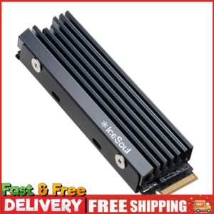 M.2 2280 NGFF/NVME SSD Heatsink SSD Cooler with Silicone Thermal Pad (Grey) ~ - Bild 1 von 10