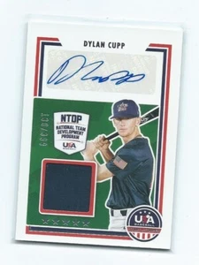 2022 Panini USA Stars & Stripes-Dylan Cupp Autograph/Jersey /399-Miss. St. - Picture 1 of 1