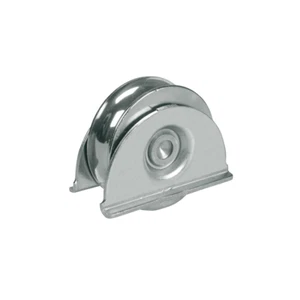Ibfm Gate Wheel With Side Support 1 Round Groove Bearing D.20 387/L PAIR - Picture 1 of 1