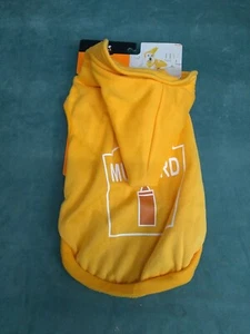 Mustard Dog Hoodie Halloween Costume Outfit Hyde and Eek Boutique Size S - Picture 1 of 7