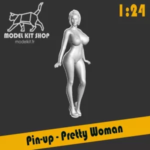 1:24 - Figurine Sexy Pinup maquette by modelkit.fr - Photo 1/3