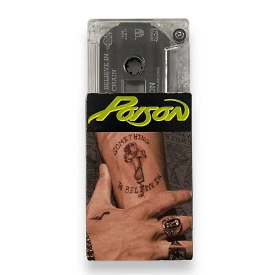 Poison - Something To Believe In / Ball and Chain (1990) Cassette Single NM - Image 1 of 4