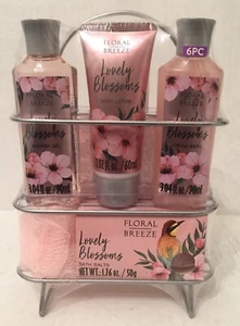*Beautiful Smelling* Floral Breeze Secret Garden 6pc Beauty Bath Set - Picture 1 of 6