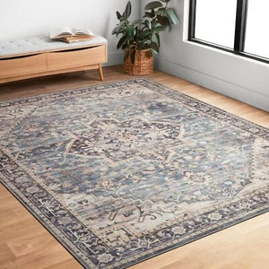 Loloi II Hathaway Navy/Multi 5'-0" x 7'-6" Area Rug Navy / Multi - Picture 1 of 9