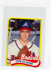 2014 TOPPS MINI 1989 # TM-17 TOM GLAVINE , BRAVES