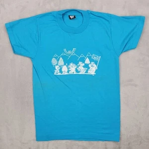 Vintage Single Stitch Shirt Boys Large USA Made Farm Animals Youth Kid 14-16* - Picture 1 of 9
