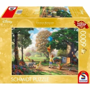 NEW (Dinged Box) Schmidt 57399 Thomas Kinkade Winnie The Pooh 6000 Pc Puzzle - Picture 1 of 7