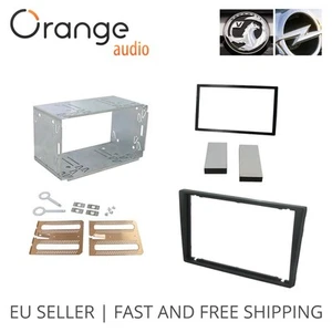 Vauxhall Opel Radio Faceplate Double Din Fitting Fascia Car Stereo black - Bild 1 von 1