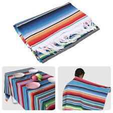 Mexican Blanket Sarape Picnic Rug Throw Tablecloth  for Yoga Party ,8518