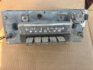 Vintage 1960s Rambler AMC Car AM Radio - Picture 1 of 7