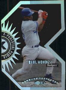 1997 Donruss Preferred X-Ponential Power Baseball Card #9B Raul Mondesi /3000