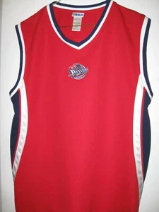 Vintage Detroit  PISTONS youth 14-16 JERSEY shirt child Knit blue red white - Picture 1 of 7