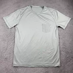 VUORI Shirt Mens Sea Glass Tradewind Pocket Tee Performance Workout Gym No Tag - Picture 1 of 6