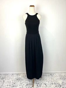 Forever New Womens Dress 6 S Black Sleeveless Long Formal Evening Party Cocktail - Picture 1 of 11