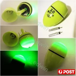 LED Luminosamente Abo AWA #3.0 Elipsoide Pesca Nocturna Flotador + 2 Baterías de Litio - Imagen 1 de 12