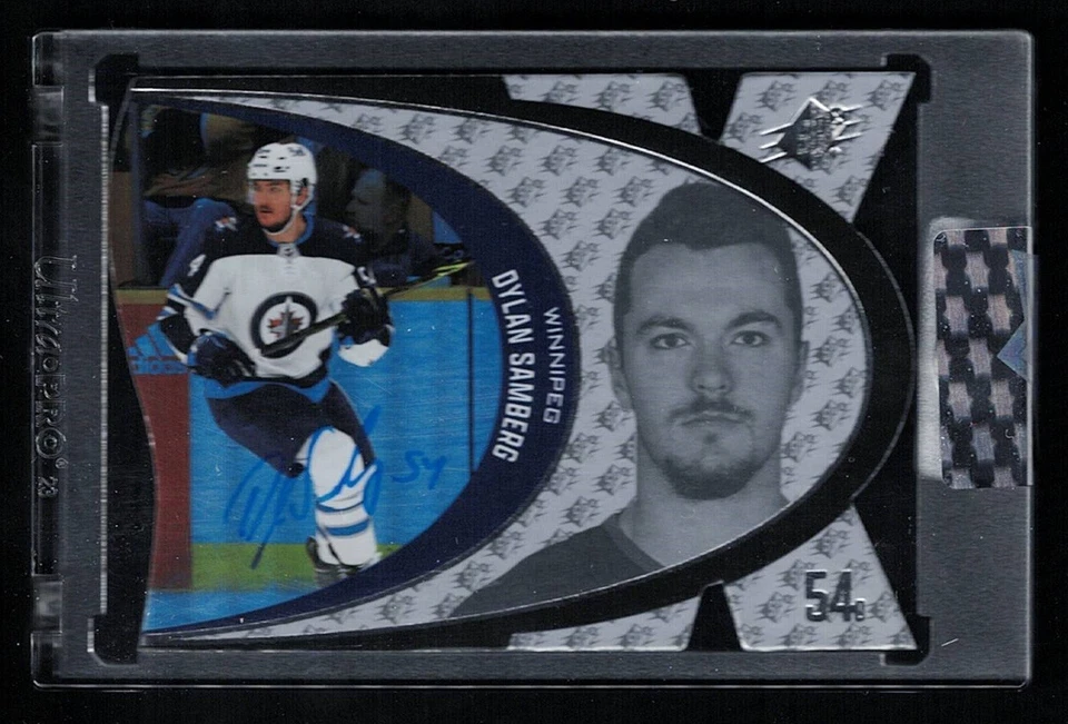 2022-23 Upper Deck UD Clear Cut Signature Vintage Views Autograph Dylan Samberg - Image 1 of 1