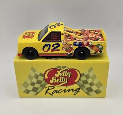 Vintage 2000 Jelly Belly Jim Inglebright #02 Chevy Truck 1/64 Diecast w/Tin Case - Image 1 of 4