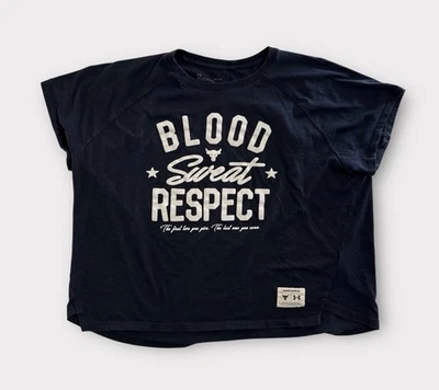 Футболка женская Under Armour Project Rock большая черная для тренировок в тренажерном зале - Изображение 1 из 4