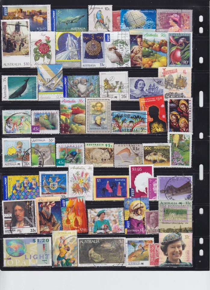 LOTE 270: Estampillas australianas usadas Foto 1 de 1