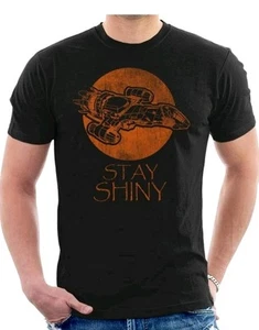 Camisa "Stay Shiny" Firefly SERENITY - XL NEGRA - DRILEND - Algodón - Malcolm Reynolds - Imagen 1 de 13