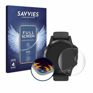 4x Protector Pełny ekran do Garmin Fenix 5 Plus (47 mm) Folia ochronna ekranu - Zdjęcie 1 z 8