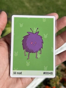 Pookiemoot Lil Nat #0048 Venonat Pokemon Fan Art Karte - Bild 1 von 2