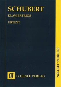 Study Score Schubert Piano Trios Classical Music Henle Urtext HN 9193 7x10 Book - Picture 1 of 1
