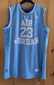 Air Jordan Boys Carolina Blue Embroidered Logo Jersey Tank Top - Size L (12/13) - Picture 1 of 4