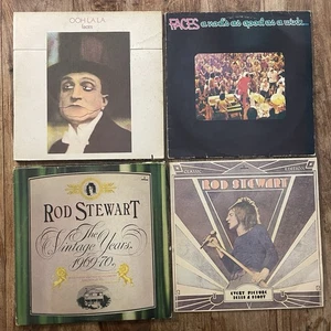 FACES/ROD STEWART - OOH LA LA / A NOD'S / RAINCOAT / VASELINE /PICTURE VINYL LP - Picture 1 of 11