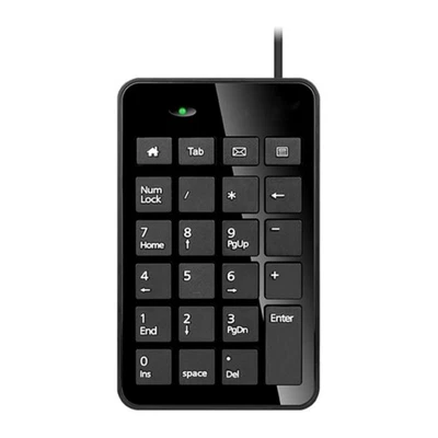 Mini teclado digital con cable USB de 23 teclas mini teclado numérico para PC portátil Foto 1 de 4