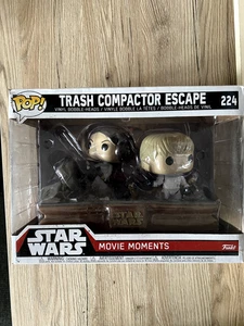 Funko Pop! Vinyl Star Wars Movie Moments - 224 Trash Compactor Escape Exclusive - Picture 1 of 6