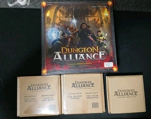 Dungeon Alliance + Adventure Packs 1-4 + Champions || Board Game || Fantasy - Picture 1 of 6